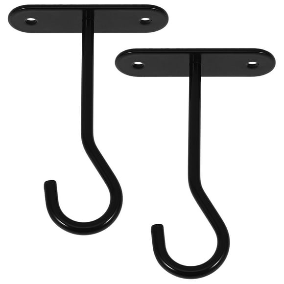 KAKOWELY natural plant hangers 2 Sets Ceiling Hooks for Hanging Plants Indoor and Outdoor Plant Pots Holder Wall Hook Planters Hanger for Flower Basket Wind Chimes Lanterns Lights Bird Feeders