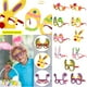 thumbnail image 4 of Minnieouse Gafas de purpurina de Pascua, disfraces de juego de disfraces de animales, decoración de anteojos de plástico para cumpleaños, regalos, Cadenas y cordones para anteojos Tipo 11 Minnieouse AP004901-11, 4 of 6
