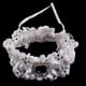 thumbnail image 2 of Liga de encaje nupcial de boda con lazo de cristal de perla azul marino/negro/blanco Colcomx Liga nupcial de la boda, 2 of 7