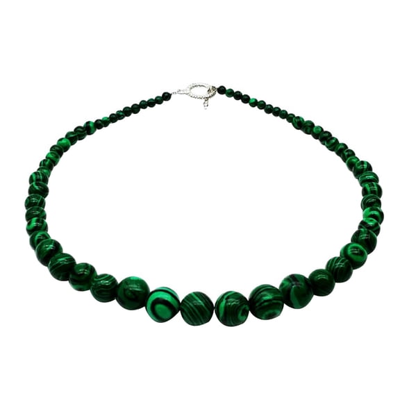 KAKOWELY Charm Necklace For Women Malachite Green Neck Accessory Birthdays 1Pack 17.7x0.5x0.5in