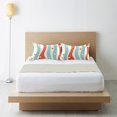 thumbnail image 6 of Yayeee Pillowcase Queen Size Set of 2 Satin Wrinkle Resistant Pillow Case, Light Blue Pattern, 6 of 7