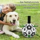 thumbnail image 4 of Juguetes para perros Balón de fútbol con lengüetas de agarre, juguetes interactivos para perros para tirar de la guerra, regalos de cumpleaños para cachorros, juguete para perros, juguete de agua para JFHHH pequeña, 4 of 4