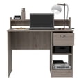 thumbnail image 4 of FM FURNITURE Charlette Computer Desk with 2 Shelves Gray Engineered Wood, 4 of 6