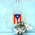 thumbnail image 5 of Anley 4 X 6 Pouces Puerto Rico Fenêtre Fringy Drapeau Suspendu - Mini Drapeau Bannière & Voiture Décor Rétroviseur - Franges Puerto Rican Drapeau Suspendu avec Ventouse, 5 of 5