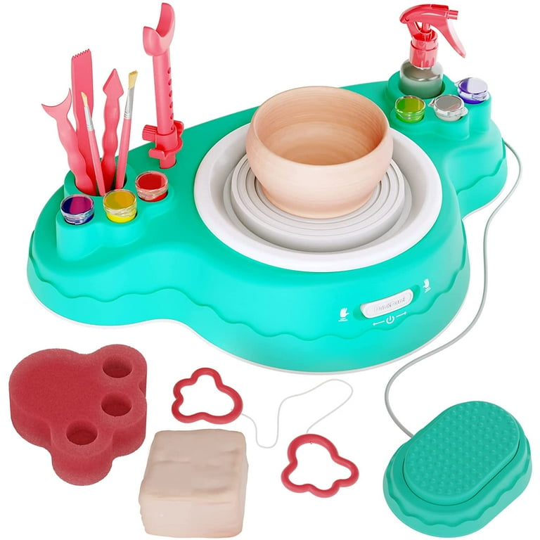 Dan&Darci Craft 'n Clay - Jewelry Dish Making Kit for Kids and Tween Girls Ages 8-14 Year Old - Best DIY Arts & Crafts Kits Gifts - Cre