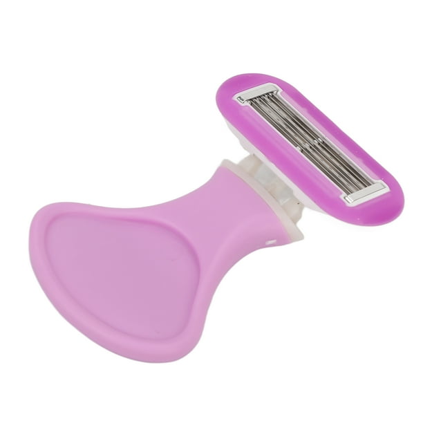 Maquinilla de afeitar NikouMX para mujer Mini afeitadora manual de 6 capas