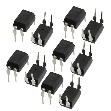 10 Pcs Dual Rows 4 Pins DIP Photo Coupler Photocoupler PC817