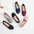thumbnail image 6 of Veittes Women's Wide Width Flat Shoes, Round Toe Slip On Casual Dress Office Shoes., 6 of 6