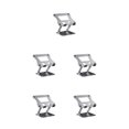 thumbnail image 2 of Methold Soporte plegable para tableta Altura ajustable Soporte de aleación de aluminio Soporte para computadora portátil Regalos para viajes Type2 NO2, 2 of 6