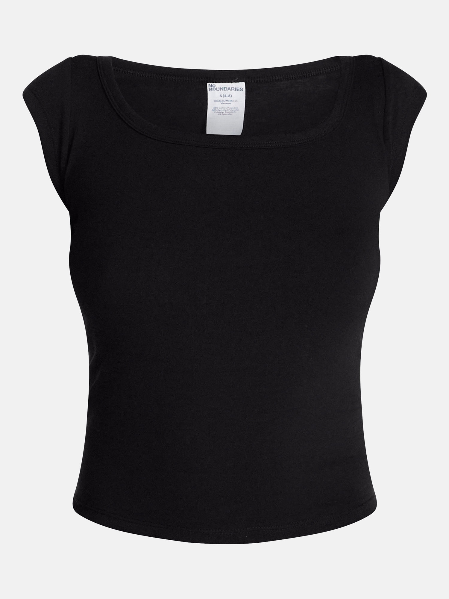 No Boundaries Cloud Core Sleepwear Scoop Neck Top, Women's XXS-3X