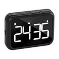 thumbnail image 1 of relayinert Digital Timer Kitchen Cooking Large LED Alarm Study Baking Stopwatch Luminous Bedroom with Backing Stand Black, 1 of 6