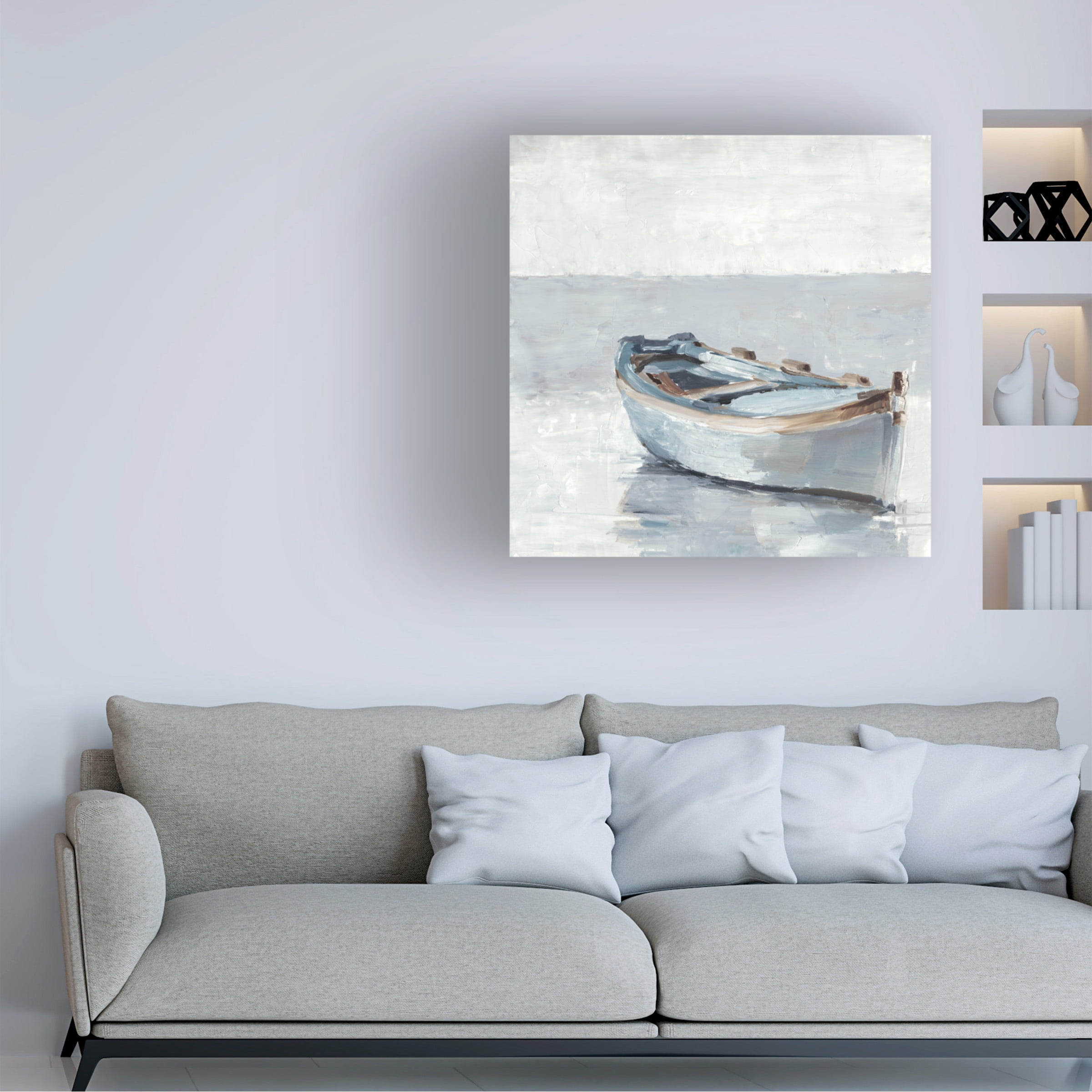 Ethan Harper 'Reflected Horizon I' Canvas Art