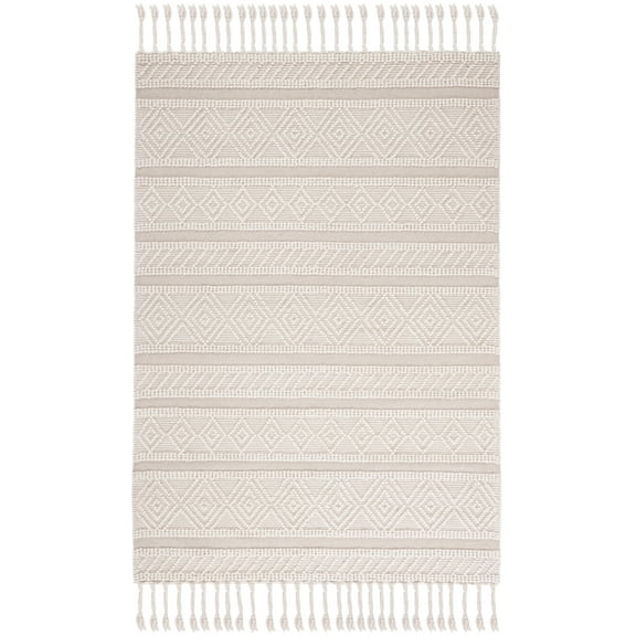 SAFAVIEH Natura Alaois Southwestern Area Rug, Ivory/Beige, 8' x 10'