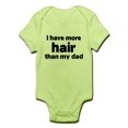 thumbnail image 1 of CafePress - I Have More Hair Than My Dad Infant Bodysuit - Baby Light Bodysuit, 1 of 1