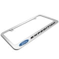 thumbnail image 3 of Ford Expedition in 3D American-Made Mirror Chrome Metal License Plate Frame, 3 of 8