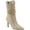 Light Natural, variant on Womens GIENNA2 Faux Suede Stiletto Cowboy, Western Boots