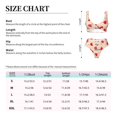thumbnail image 5 of PAYOHTO Women's Cross Front Bikini Set with High Elasticity Soft Padding Red Heard Lolly Pops Bathing Suit Crop Top Swimsuit, 5 of 9