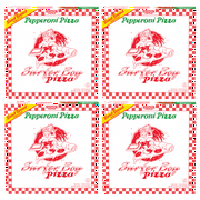 Surfer Boy Stranger Things Hand Tossed Crust Pizza, Pepperoni, 23.0 oz, 4 Pack (Frozen)