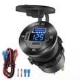thumbnail image 1 of Enchufe para cargador de coche, 12 V, salida USB, 3 puertos, 78 W, PD, USB C, QC3.0, 1 of 8