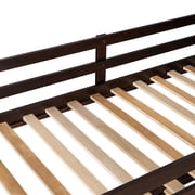 Harper & Bright Designs Twin Over Twin Bunk Bed with Trundle and Stairs, Wood Kids Bunk Beds with Storage Drawers and Guardrail for Teens Adults, Espresso
