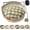 B, variant on Cotton Rope Woven Cat Bed Basket Round, Foldable Sleeping Basket with Playing Rope Ball, Handwoven Scratchable Breathable Weave for Small Dogs Pets