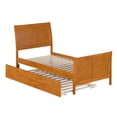 thumbnail image 3 of Portland Twin Wood Bed with Matching Footboard & Trundle in Light Toffee, 3 of 10