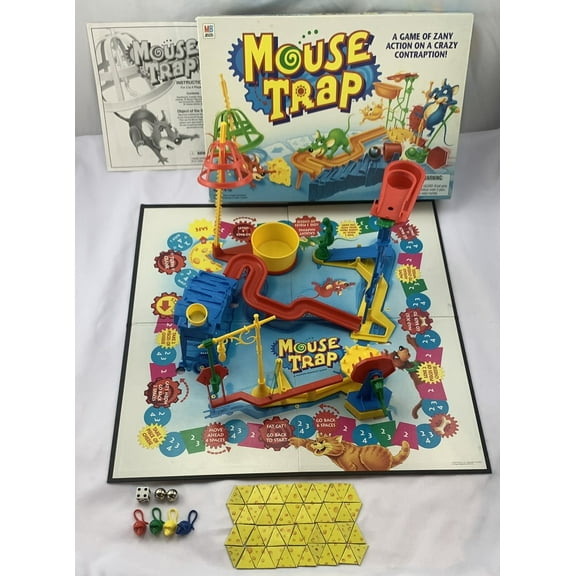 Open Box 1999 Mouse Trap Board Game Complete in Great Condition