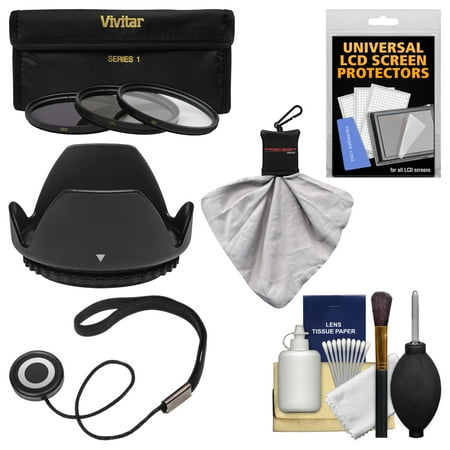 Essentials Bundle for Canon EF 28-135mm f/3.5-5.6 IS USM Zoom Lens with 3 (UV/CPL/ND8) Filters + Hood + Accessory Kit