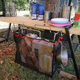 thumbnail image 3 of Bolsa organizadora de malla para almacenamiento de utensilios portátiles para barbacoa, camping y picnic al aire libre, 3 of 5