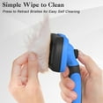 thumbnail image 2 of FEKOTS Self Cleaning Skin Friendly Slicker Brush for Cats & Dogs, Blue,aseo mascotas accesorios perros, 2 of 7