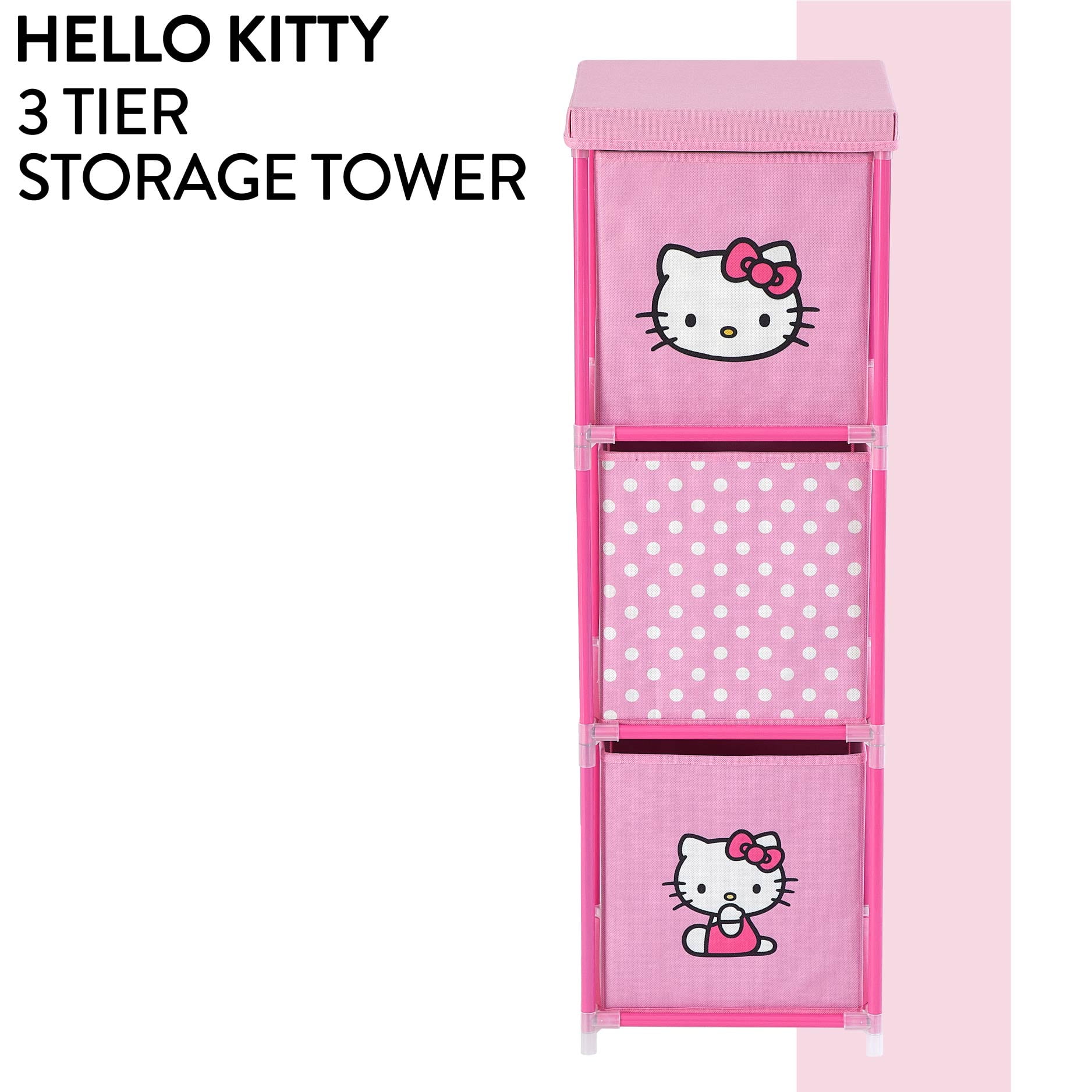 Hello Kitty Kids' Storage Tower, Pink