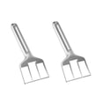thumbnail image 1 of Watermelon Cutter Tool 2-Piece Stainless Steel Set with 1.1 in Cube Cutting Grid for Family Parties Camping, 1 of 9