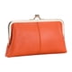 thumbnail image 2 of Bolso de Cuero con Clip, Bolso de Mano Largo con Prepucio, Bolso de Almacenamiento de Cuero, Bolso de Mujer de Gran Capacidad, 2 of 4