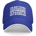 thumbnail image 1 of I'm Not Even Procrastinating Anymore I'm Straight Up Not Working Hat for Men Dad Hats Funny Hats, 1 of 7