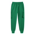 thumbnail image 6 of Baqcunre Mens High Street Leisure Loose Sports Running Solid Color Lace Up Cargo Pants Sweater Pants Pocket Trousers Sweatpants,XXL,Cargo Pants For Men,Men'S Pants,Mens Sweatpants,Mens Clothes,,Green, 6 of 6