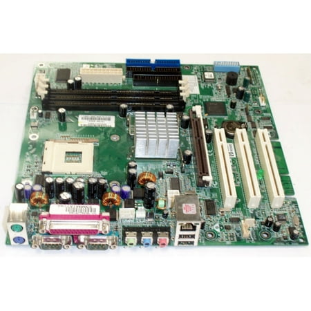 Refurbished-AsusP4B-MXSocket 478 Micro ATX motherboard with 3 PCI and 1 AGP slots. 3 DIMM sockets. On-Board audio and LAN. Motherboard only. No manuals, cables or drivers. These boards go in HP