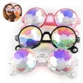 thumbnail image 1 of Gafas de caleidoscopio - Gafas psicodélicas - Gafas de prisma funky para raves - Accesorios para festivales, 1 of 2