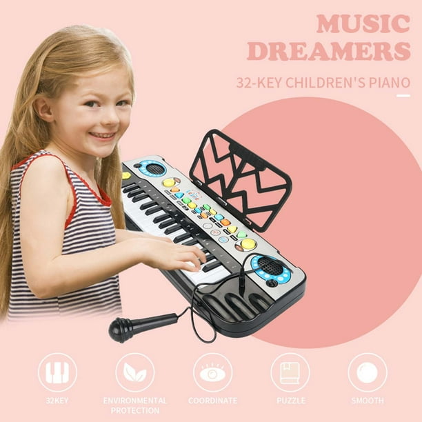 Jouet de Piano pour Bébé 6 Mois avec 7 Aires de Jeux, Cadeau Jouet