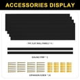 thumbnail image 5 of 4'H x 4'W PVC Slatwall Panels Garage Wall Storage System, Black Slat Wall Paneling Garage Organizers, 5 of 5