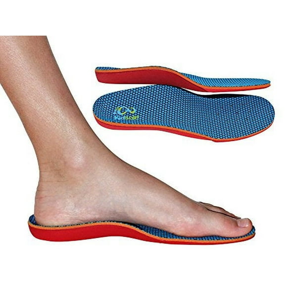 New Bouncy & Sturdy Technology Insole by Kidsole. for Active Kid's with Sensitive Feet Who Need Arch Support (Toddler Size 11-1.5 (20 cm))