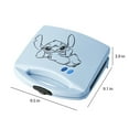 thumbnail image 4 of Disney Lilo & Stitch Sun Sand Sea Sandwich Maker - Dual Sandwich Maker - Disney Kitchen Appliances - Features Non-Stick Cooking Plates - Panini Machine - Imprints Mickey Mouse Image, 4 of 6