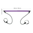 thumbnail image 5 of FRCOLOR 2pcs Adjustable Pilates Stick Exercise Equipment for Full Body Workout (Purple), 5 of 8