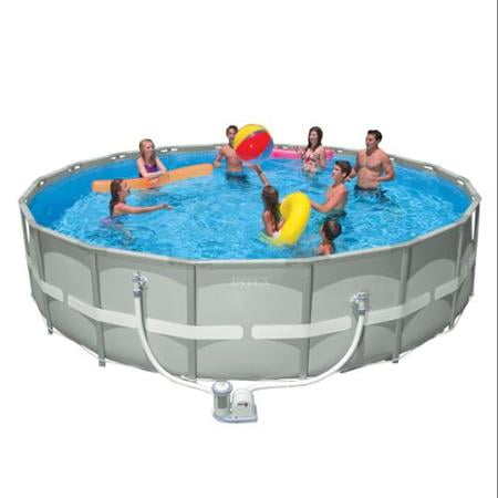 intex pool ultra frame ground above pump filter swimming gph 1500 walmart
