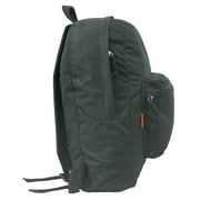 K-Cliffs Unisex Classic 16 School Backpack Black, Teen-Adult, 100% Polyester