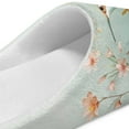 thumbnail image 6 of Psesaysky House Slippers for Woman Hummingbird Peony Flower Print Closed Toe Lightweight Cotton Indoor Slippers Slip on Arch Support Home Shoes, Size 6-7, 6 of 7