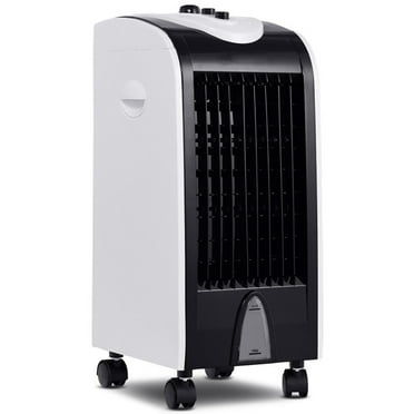 Canddidliike 3-in-1 Portable Evaporative Air Cooler with Filter Knob for Indoor, Small Air Conditioner for Bedroom Office, Black&White