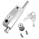 thumbnail image 1 of Sliding Door Lock for Window Glass Patio Doors Silver Auxiliary Security Lock Glass Door Lock Mortis Edition 0708, 1 of 5