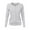Grey, variant on Cardigan for Women Women's Round Neck Cardigan Knitted Long Sleeved Large Yards Loose Solid Color Short Sweater Jacket Cardigan Womens Tops Sky Blue