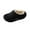 Black, variant on Slippers for Women Waterproof Winter Warm Soft Cozy Fuzzy Indoor Outdoor Striped Slip-On House Slippers
