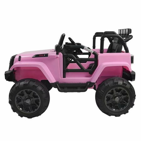 Clearance!12V Kids Ride on Car SUV MP3 RC Remote Control LED Lights Pink Best Gift for (Best Riding Small Suv)